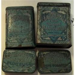4  - Edgeworth Tobacco Tins