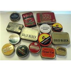 15 Misc. Tobacco Tins