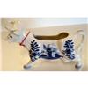 Image 1 : Hand painted delft blue cow pitcher