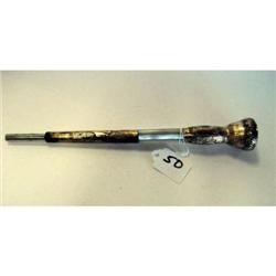 Antiques Gold Umbrella Handle with Mother of Pearl