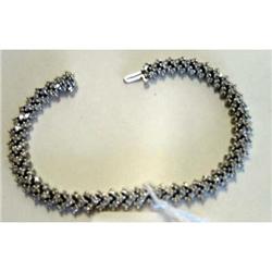 14Kt White Gold Tennis Bracelet w/Diamond