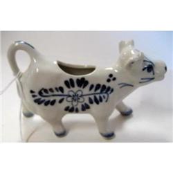 Hand Painted Delft Milk Pitcher