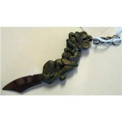 Vintage 2” Mickey & Minnie Mouse art Knife