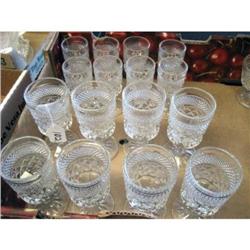 18 Anchor Hocking Stemmed Wexford Glasses