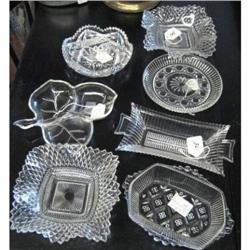 7 pc Clear Glassware