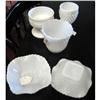 Image 1 : 5 pc White Milk Glass Box Lot