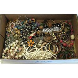 Estate vintageBox Lot of Jewelry