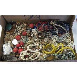 Estate vintageBox Lot of Jewelry