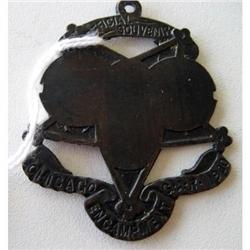 1900 Chicago Encampment G A R Badge souvenir