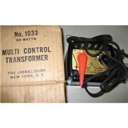 Lionel Train #1033 Mutti Control Transformer