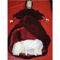 22" Porcelain Doll (AS IS)  finger