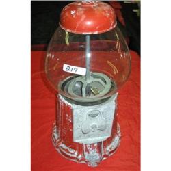 14 1/2" Vintage Gum Machine