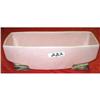 Image 1 : McCoy Art Deco Pink Planter 10 1/2"X 3 3/4" H