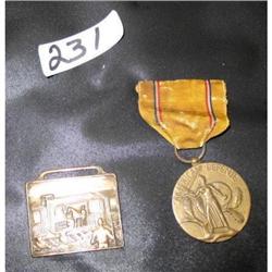 American Defense Medal 1941 Railroad Medal