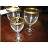 Image 1 : 3 WINE GLASSES - TIFFON GLASS