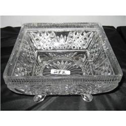 . 7 1/2X 7 3/4" Footed Compote