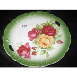 10 1/4" Plate Open Handle Cake Plate