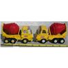 2 Tonka concrete mixers toy truck