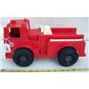 Ideal Toy Hollis Plastic Fire Engine 1975
