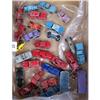 Box lot assorted metal cars and trucks