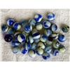 marbles (40) blue cats eyes