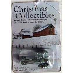 Christmas collectibles Tractor ornament