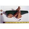 Image 1 : Wooden grasshopper pull toy
