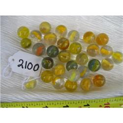 marbles yellow cats eyes (30)