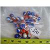Image 1 : marbles (30) red, white & blue