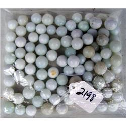 marbles (around 100) white
