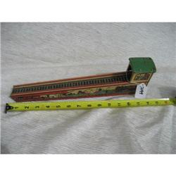 tin toy lithograph train slide