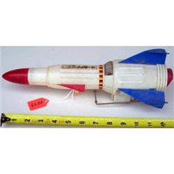 Plastic toy space shuttle Apollo 11