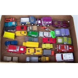 Box lot toy cars