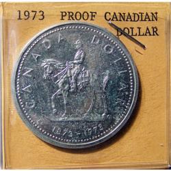 1973 Canadian Silver Proof Silver Dollar