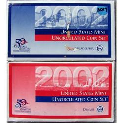 2002 US Mint Uncirculated Coin Set