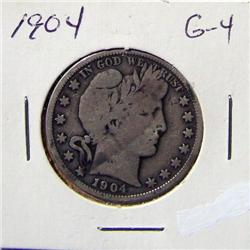 1904 Barber Half Dollar