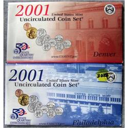 2001 US Mint Uncirculated Coin Set
