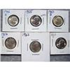 6 Silver Roosevelt Dimes