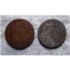 2 Two-Cent Pieces 1870 & no Date