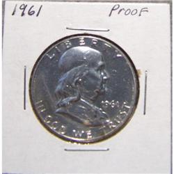 1961 Proof Franklin Half Dollar