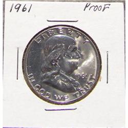 1961 Proof Franklin Half Dollar