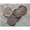 Image 1 : 5 Mercury Silver Dimes With Different Dates