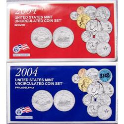 2004 US Mint Uncirculated Coin Set