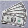 Image 1 : 5 Uncirculated $2 Federal Reserve Notes