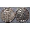 Image 1 : 2 Liberty Walking Half Dollars 1942 & 1946S