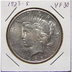 1923S Peace Silver Dollar
