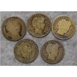 5 Barber Dimes
