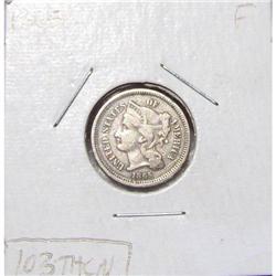 1865 Three Cent Piece (Nickel)