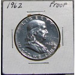 1962 Proof Franklin Half Dollar
