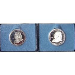 2 1974 Bicentennial Commemorative Medals